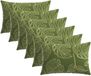 vidaXL Kussen - Heerlen Blad Design - 40 x 60 cm - Polyester - 6 pièces
