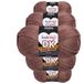 Knit Me DK Dubbel breigaren, hypoallergeen, acryl, 5 x 100 g (mokka)