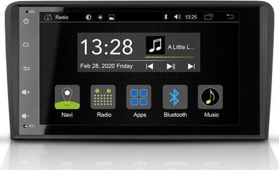 Radical R-C11AD1 – Pasklare Android autoradio Audi A3 - 8P en 8PA