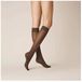 Kunert Dames kniekousen Velvet 40 drukvrije band 40 DEN, espresso 4800, 39-42 EU