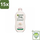 Garnier 15 x Body Sensitive 7 Days Lait corporel apaisant au lait d'avoine et probiotiques - 400 ml