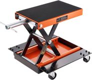 Markenlos Shenzhen Haorui Industrial Technology Co., Ltd. Motorlift - Universele Motorfietssteun - 500 kg - 120-390 mm - Oranje/Zwart