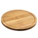 Kesper 49441 Serveerbord van eikenhout, diameter 40 cm, serveerschaal met geolied sapgroef, FSC-gecertificeerd, robuust, ideaal voor brood en snacks