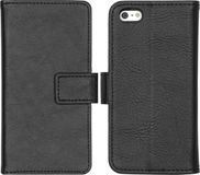 imoshion Luxe Booktype iPhone 5 / 5s / SE hoesje - Zwart