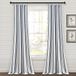 Lush Decor Boerderij Stripe Garen Geverfd Katoen Venstergordijn Panelen Navy 42X84 Set