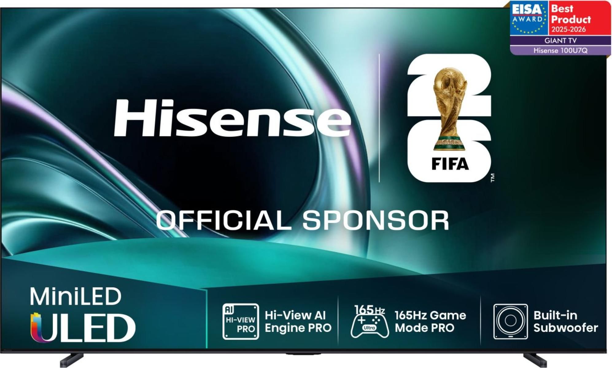 Hisense 100U7Q / TV screen / 100 inches / 2025