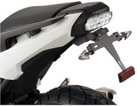 Puig Nummerplaathouder Honda Integra 750 17-19/NC700X 16-17/NC750S/NC750X 16-19 Zwart