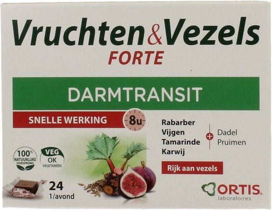 Ortis Vruchten & Vezels Forte Blokjes