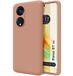 Zachte Oppo Zachte vloeibare siliconen beschermhoes voor Oppo Reno 8T 4G, roze