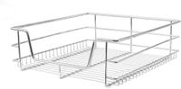KuKoo 6 x Telescopische Schuiflade Keuken 60 cm - Zachte Sluiting - Zilver