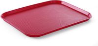 HENDI Groot fastfood dienblad – rood – 350x450 mm – polypropyleen