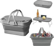 Shenzhen Haorui Industrial Technology Co., Ltd. Panier de camping pliable avec table portable