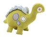 Aime Pluche dier om te knuffelen, ecologisch speelgoed van biologisch katoen, dinosaurusspeelgoed voor honden, met geïntegreerde piep, diameter 16 cm