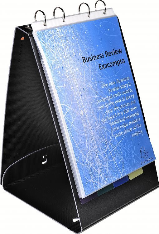 Exacompta Ringband A4 Zwart Polypropyleen 4 cm Rugbreedte