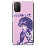 ERT GROUP mobiel telefoonhoesje voor Xiaomi REDMI 9T origineel en officieel erkend Marvel patroon Black Widow 004