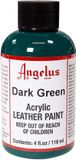 Angelus Leather Acrylic Paint - Dark Green - 118ml