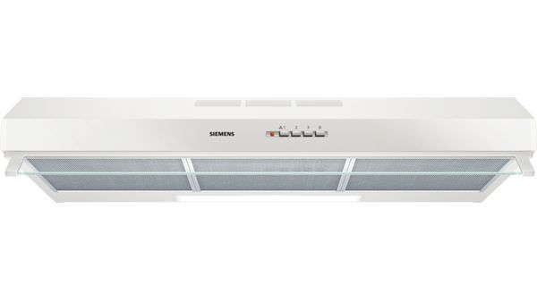 Siemens iQ300 LU93LCC20 - Afzuigkap - Muurmontage - Wit - 350 m³/uur - D