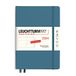 LEUCHTTURM1917 367619 weekkalender medium (A5) 2024, met extra schrift voor adressen en verjaardagen, Stone Blue, Duits, 12 maanden