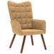 VidaXL Accent Chair Velvet Brown