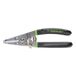 Greenlee 1955-SS striptang met gebogen vinylhandgreep, roestvrij staal, voor volledige draad (10-18 AWG)