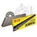 Kettingset DID Kettingset Alu 530VX3 / 118 klinknagel slot zwart voor Yamaha YZF-R1 1000 cc Bj. 2006-2008