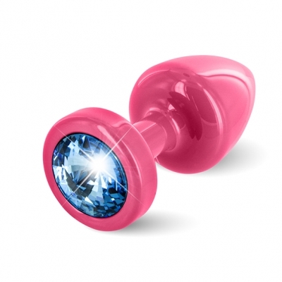 Diogol - Anni Butt Plug Rond Roze & Blauw 25 Mm