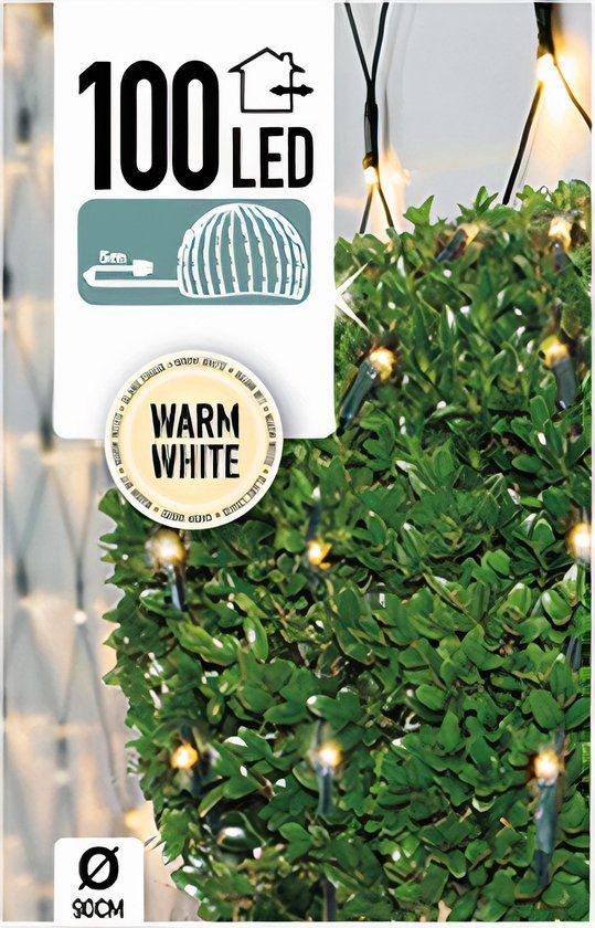 Nampook Buxus Netverlichting - 100 LED's - Warm Wit