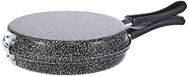 Home Anti-aanbak-omlettenspatel, steen, zwart/zilver, 22 cm