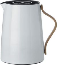 Merkloos Stelton Emma Theepot - 1 l - Blauw - RVS - Dubbelwandig - Anti Drup