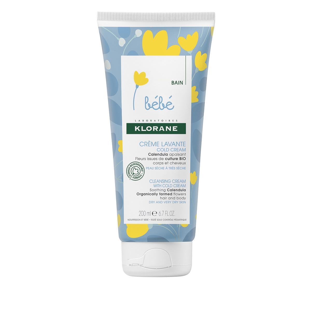 Klorane Baby Wascrème met coldcream Crème 200ml