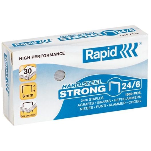 Rapid Rapid Nietjes 24/6 staal doos van 1.000 nietjes