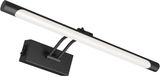 BES LED LED Schilderijlamp - Spiegellamp - Brinton Sarin - 8W 700lm - Natuurlijk Wit 4000K - Kantelbaar - Rond - Zwart