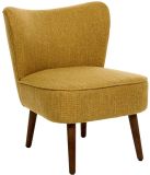 ATMOSPHERA CREATEUR D'INTERIEUR Aera fauteuil okergele stof 57x69x72.5cm