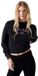 Guess Jeans Cropped Sweatshirt Zwart S Vrouw