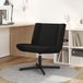 vidaXL Draaistoel Zwart Stof 63 x 75 x 76 cm