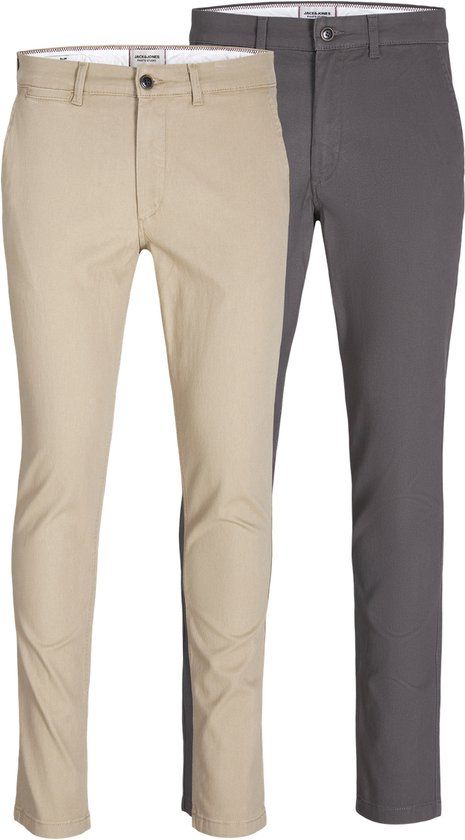 JACK & JONES JPSTMARCO JJDAVE 2PK MP NOOS Heren Broek - Crockery - Maat W30 X L32