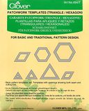 Clover Patchwork Templates Driehoek/Zeshoek, 1
