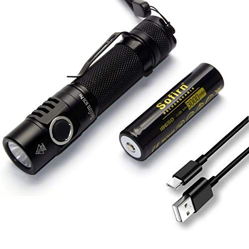 Sofirn SC31 Pro Led-zaklamp - 2000 lumen - USB-oplaadbaar - 18650 accu