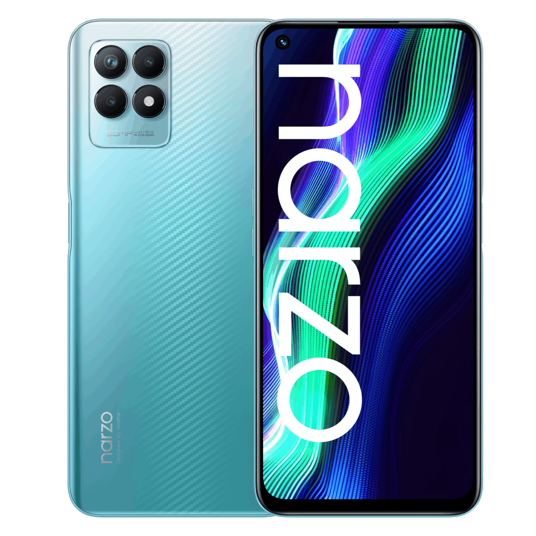 Realme Narzo 50 4G Smartphone - Helio G96 - Blue - 128 GB