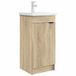vidaXL Badkamermeubel met Wasbak Sonoma Eiken 42 x 40 x 84,5 cm