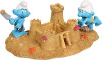Smurfs aquadella Aqua Della Smurfen Zandkasteel Aquariumdecoratie 21,1x11,5x8,8cm Meerkleurig