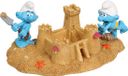 Smurfs aquadella Aqua Della Smurfen Zandkasteel Aquariumdecoratie 21,1x11,5x8,8cm Meerkleurig