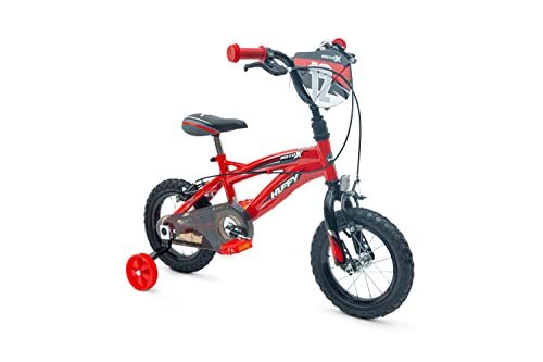 Huffy Unisex-Jeugd Jongens Moto X Bike, Rood, 30,5 cm