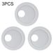 Webcam Cover Lot de 3 Cache-webcam universels ronds - Blanc