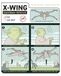 Komar Star Wars X-Wing wandafbeelding instructies, afmetingen: 40 x 50 cm, poster kinderkamer, decoratie, opgerold zonder lijst