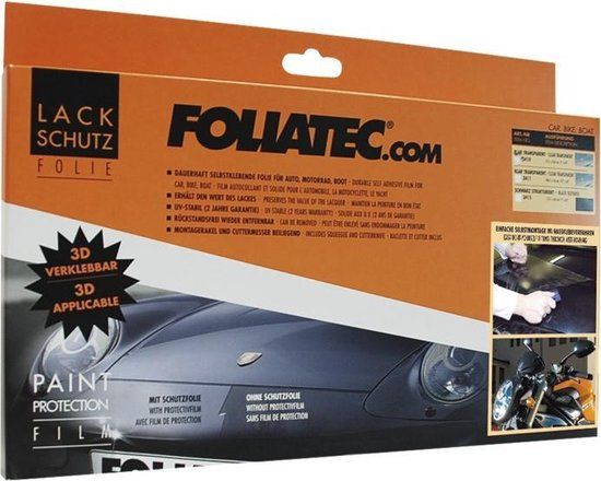 Foliatec Paint Protection Film - Transparant - 30x165cm - 1 stuk