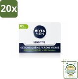 NIVEA MEN Sensitive Dagcrème Gezicht - 50 ml (20 stuks)
