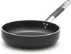 Pentole Agnelli PROFESSIONELE KOEKENPAN 20CM (H4,5CM) AL BLACK AGNELLI 5MM DIK MET "COOL" HANDLE INOX HANDLE