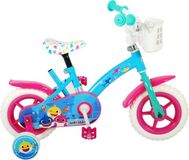 Volare Ocean Kinderfiets - Unisex - 10 inch - Roze Blauw - Doortrapper