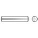 TOOLCRAFT 136030 Gekerfde conische pen (Ø x l) 10 mm x 50 mm Acier 25 stuk(s)